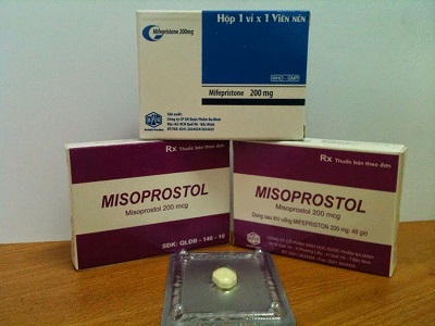 thuốc phá thai mifepristone và misoprostol